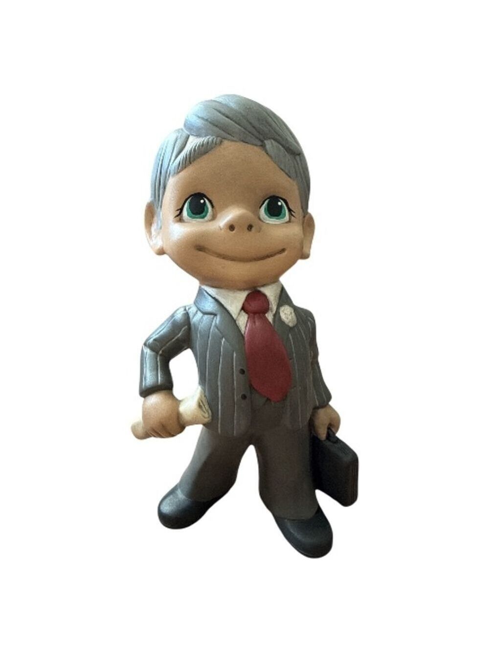 Vintage Atlantic Mold “Smiley” Business Man Figureine